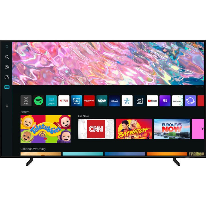 Телевизор Samsung 55Q60B, 55" (138 см), Smart, 4K Ultra HD, QLED, Клас F