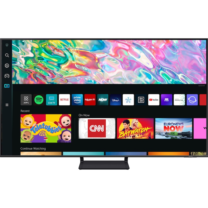 Телевизор Samsung 55Q70B, 55" (138 см), Smart, 4K Ultra HD, 100Hz, QLED, Клас G