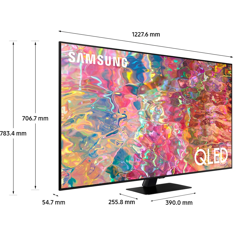 Televizor Samsung QLED 55Q80B, 138 cm, Smart, 4K Ultra HD, 100Hz, Clasa G