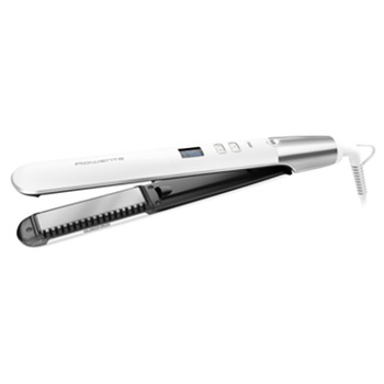 Placa de indreptat parul Rowenta SF4650F0, Volumizer Hair Styler, Acoperire ceramica, Alb