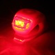 Set 2 lumini pentru bicicleta, LED, Silicon, Alb/Rosu