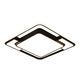 Plafoniera PaTrata Cu Led-Uri, Goeco, 48w, Diametru 52cm, Temperatura De Culoare 3000k-6500k, 220v, Negru