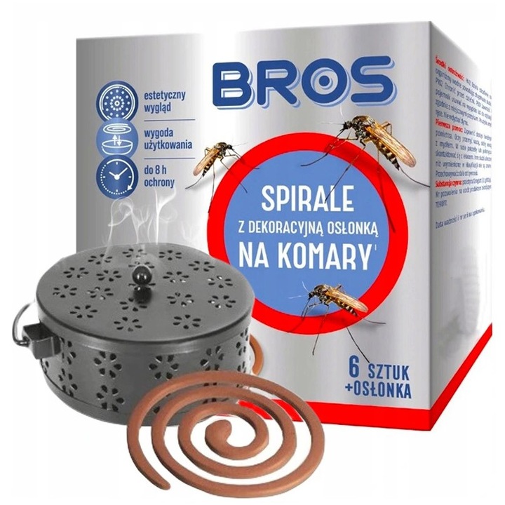 Спирала за убиване на комари, с кутия, 6 бр