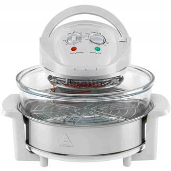 Multicooker cu halogen, Orion, 1200-1400 W, Alb/transparent