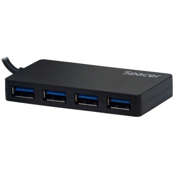 Hub Spacer SPH-332, 4 porturi, USB 3.0 Hub Spacer SPH-332, 4 porturi, USB 3.0