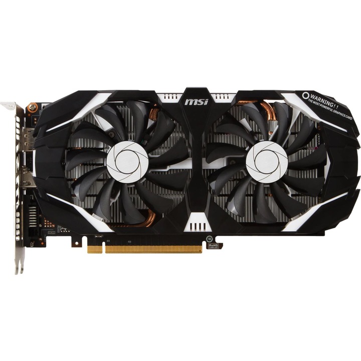 Placa video MSI GeForce® GTX 1060 6GT OCV1, 6GB GDDR5, 192-bit - eMAG.ro
