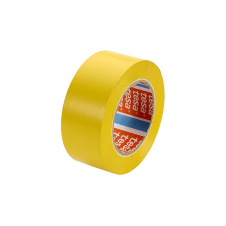 Самозалепваща лента за маркиране Tesa 60760, 33mx50mm, жълта