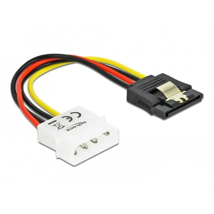 Delock 60120 SATA HDD – Molex, apa, hálózati kábel