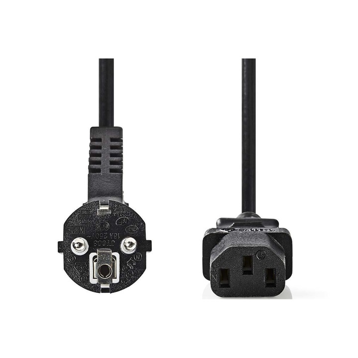 Nedis CEGP10000BK30 tápkábel, C13, 3m