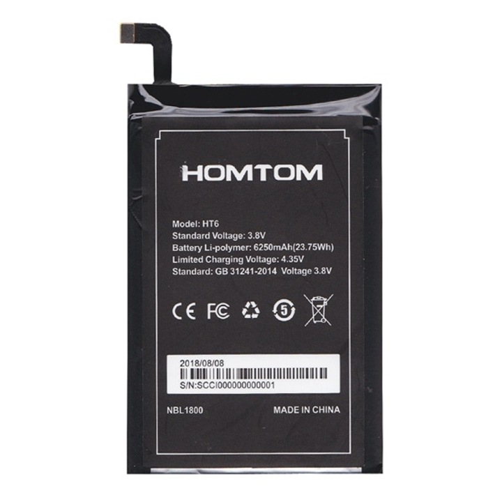 Acumulator HomTom, 6250 mAh, Li-ion, pentru HomTom HT6