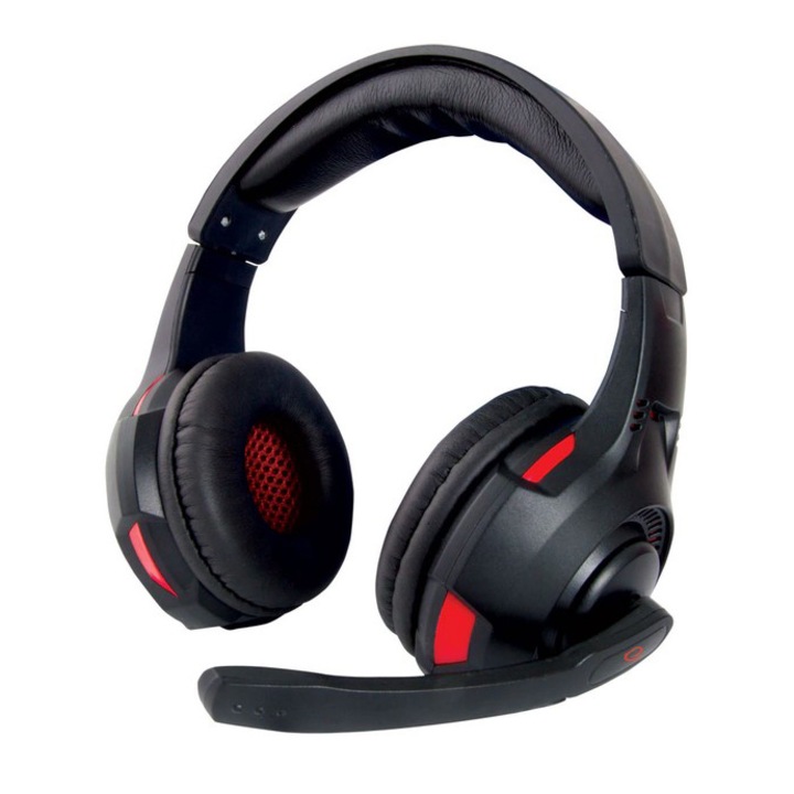 Слушалки с микрофон Gaming Esperanza, Черен
