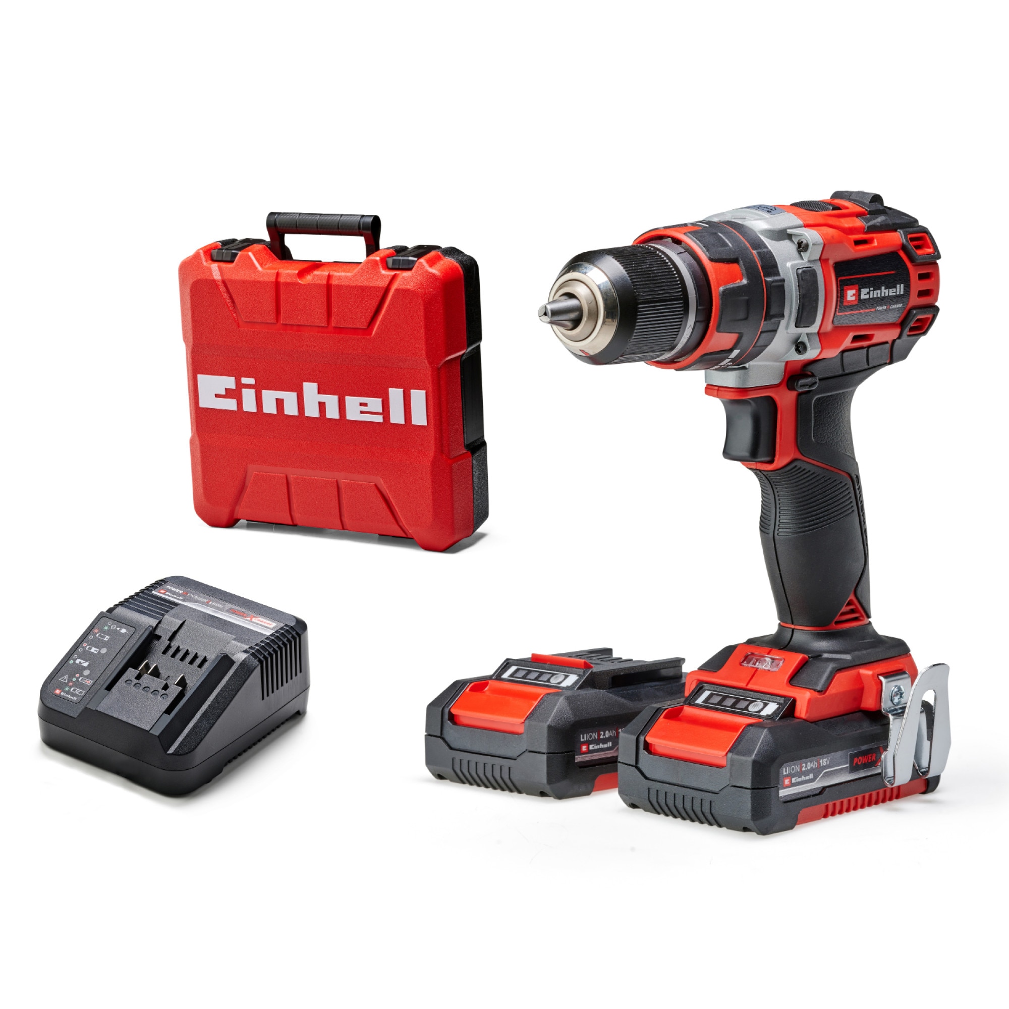 Masina de gaurit si insurubat (bormasina) cu impact pe acumulator Einhell Professional TE-CD 18/50 Li-i BL, 18 V, tehnologie PXC, motor fara perii, 13 mm mandrina, 28.800 percutii/