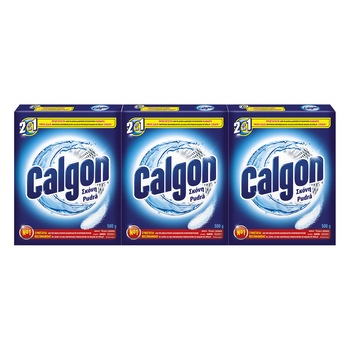 Pudra anticalcar Calgon 2 in 1 Protect & Clean, 3x500 g Pudra anticalcar Calgon 2 in 1 Protect & Clean, 3x500 g
