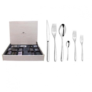Set tacam Ottocento, Inoxriv, 72 piese, cutie lemn Set tacam Ottocento, Inoxriv, 72 piese, cutie lemn