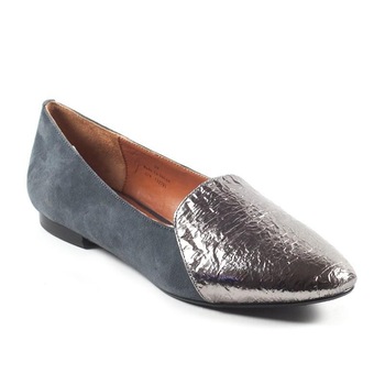 Balerini dama din piele Other Story, gri, Gri Balerini dama din piele Other Story, gri, Gri