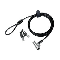 Cablu securitate Logilink NBS013 pentru laptop, slot nano, 2 chei standard, 1.8m, cablu aliaj-zinc, permite pivotant si rotire