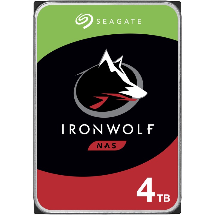 HDD Seagate IronWolf NAS 4TB, 5900rpm, 64MB cache, SATA-III