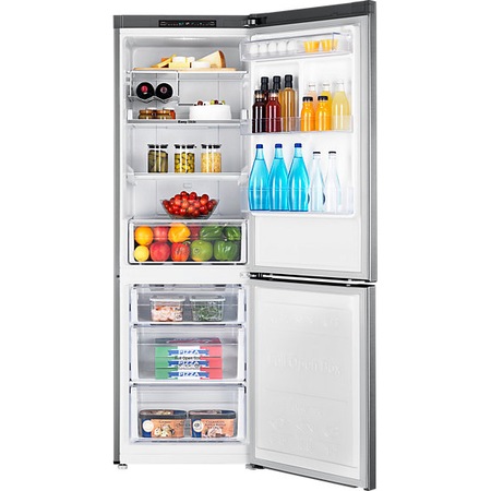 Combina frigorifica Samsung RB33J3030SA/EF, 328 l, Clasa F, No Frost, Compresor Digital Inverter, H 185 cm, Metal Graphite