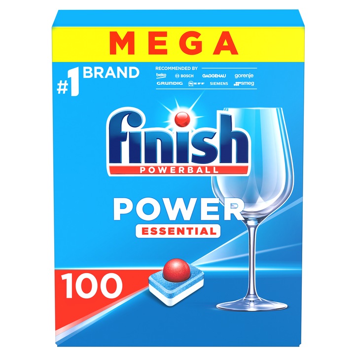 Finish Power Essential mosogatógép-tabletta, Regular, 100 db