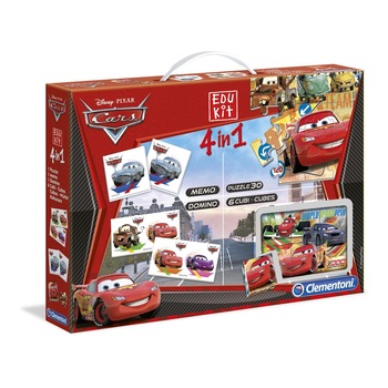 Set educativ Clementoni 4 in 1 Disney Cars Set educativ Clementoni 4 in 1 Disney Cars