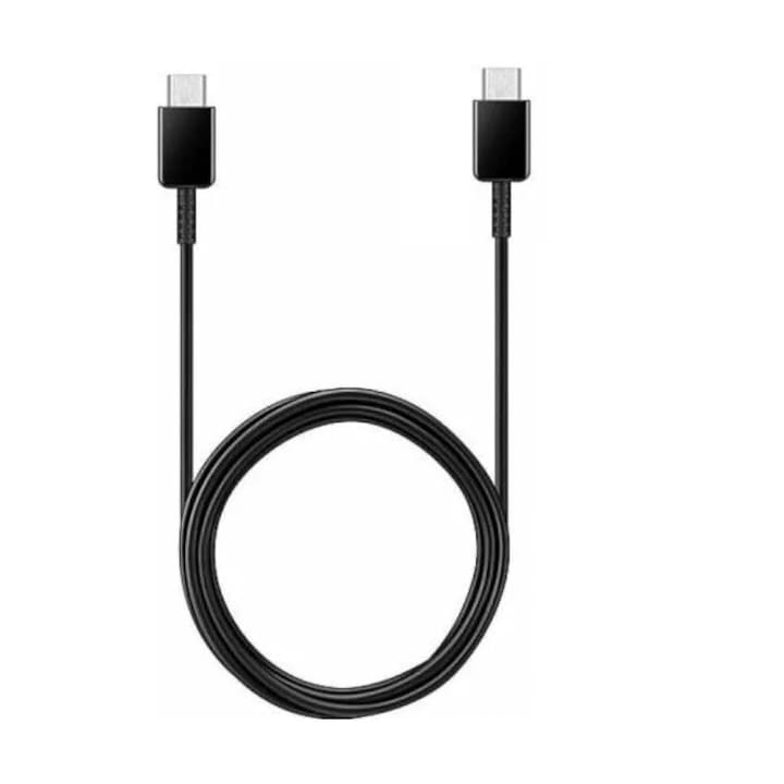 Dao Töltő-és adatátviteli kábel, USB-C - USB-C, 1 méter, fekete, 5 A, Samsung S20 / S21 Series kompatibilis