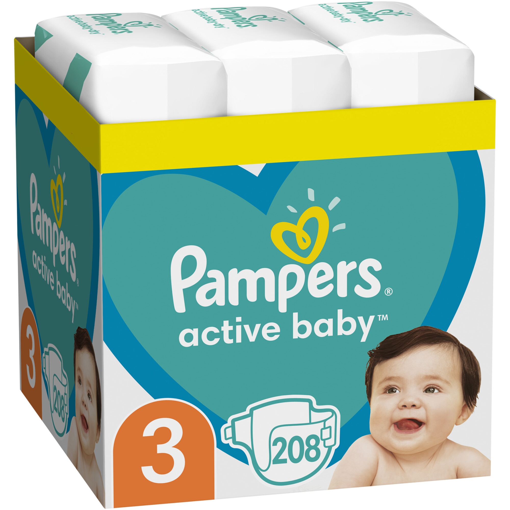 Prestigious Medicine adjust Scutece Pampers Active Baby XXL BOX, Marimea 3, 6 -10 kg, 208 buc - eMAG.ro