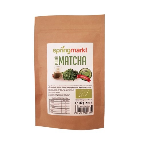 Pudra de Matcha, 80 gr, Springmarkt