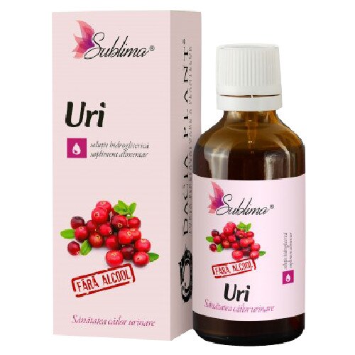 Sublima Uri Glicerina Fara Alcool, 50 ml, Dacia Plant