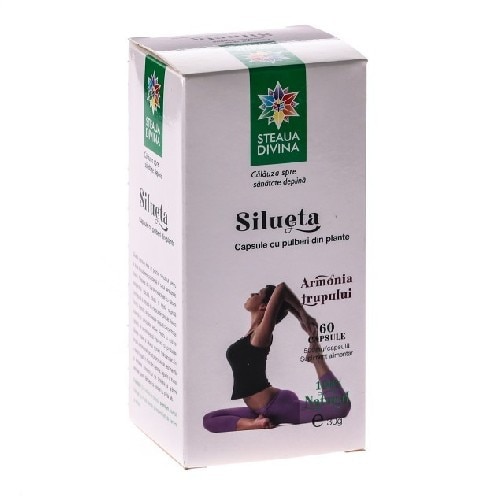 Silueta, 500 mg, 60 capsule, Steaua Divina