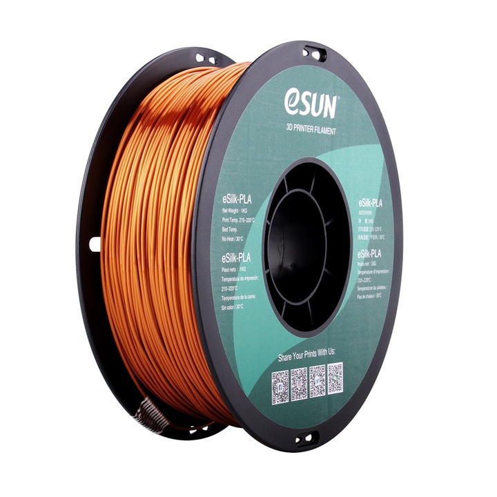 Filament eSUN PLA Silk Copper 1.75mm 1kg