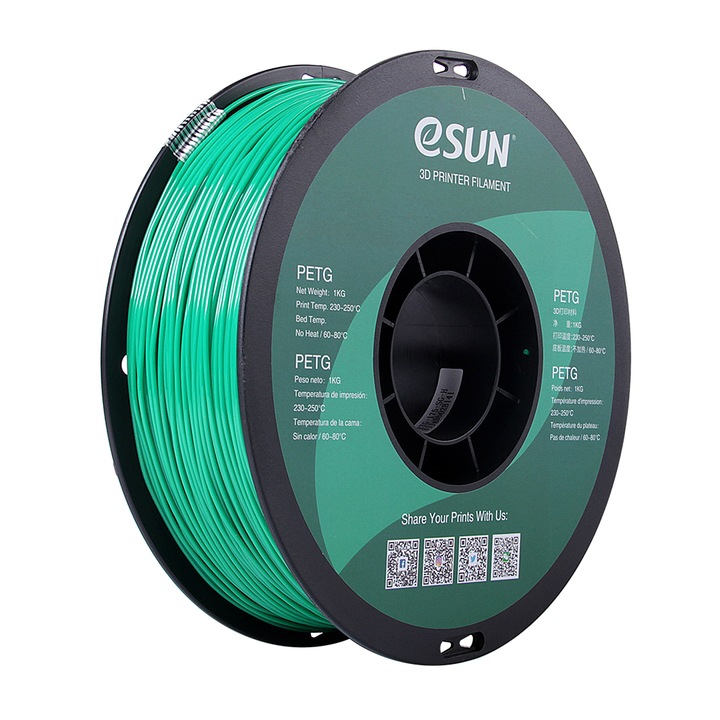 Filament eSUN PETG Sötétzöld 1,75 mm 1Kg