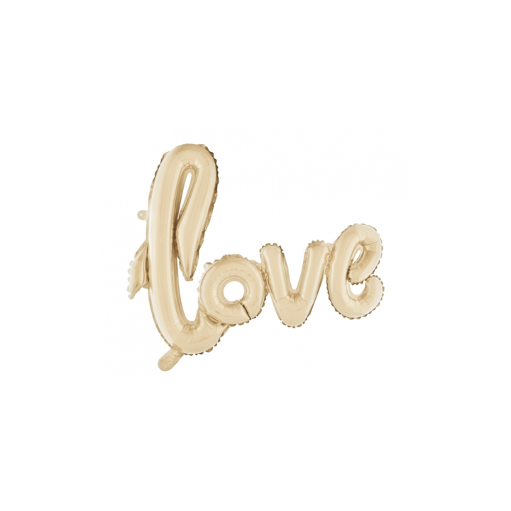 Fólia lufi, ütés, bulikra, rózsaszín arany, 68 cm