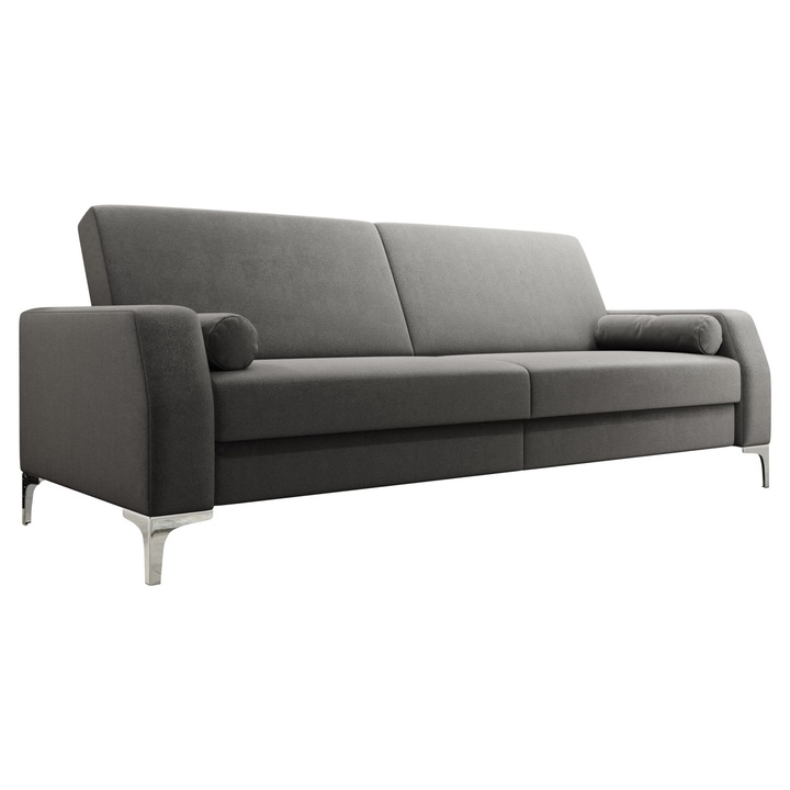 Canapea Facundo, MIRJAN24, gri, 225x87x90 cm