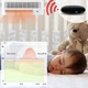 Smart IR WiFi дистанционно управление, TV A/C управление, Tuya Smart приложение, съвместимо с Alexa и Google Assistant, Universal, Черен