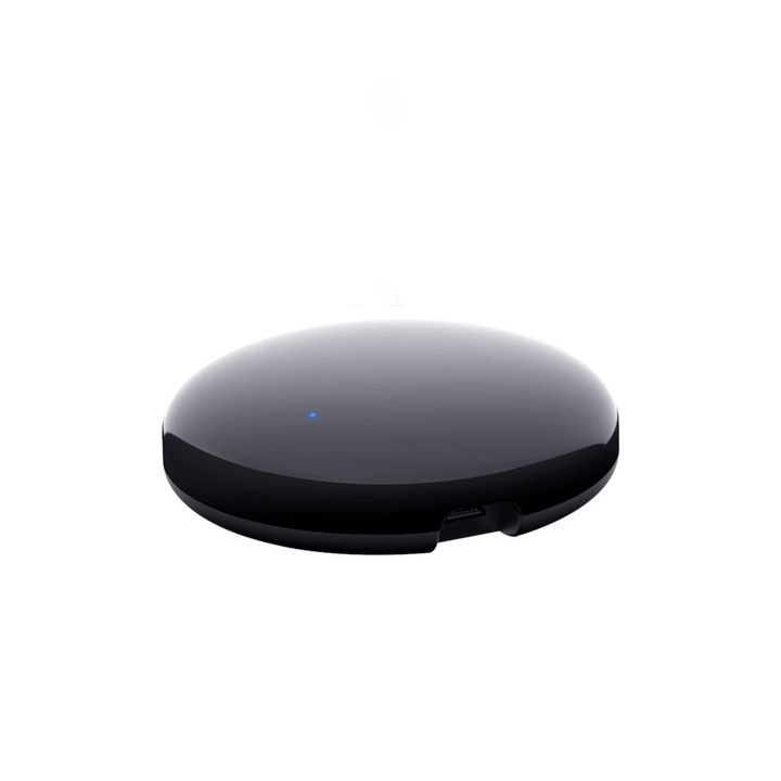 Smart IR WiFi дистанционно управление, TV A/C управление, Tuya Smart приложение, съвместимо с Alexa и Google Assistant, Universal, Черен