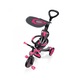 Триколка Globber Trike Explorer, 4 в 1, детска, розова