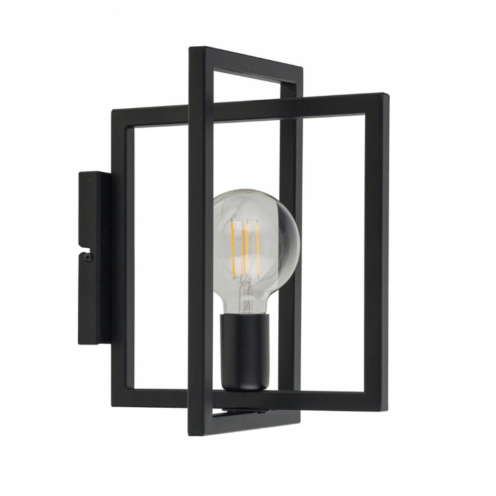 SIGMA Eden csillár 1 fényforrással, acél, fekete, E27, 31x18 cm