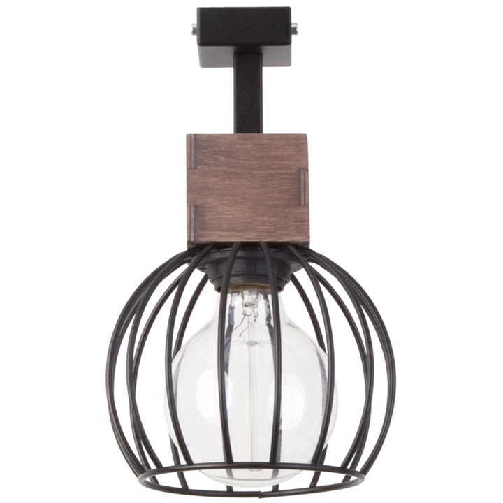 Полилей Milan с 1 източник на светлина, SIGMA, стомана, кафяво/черно, E27, 26x16 см