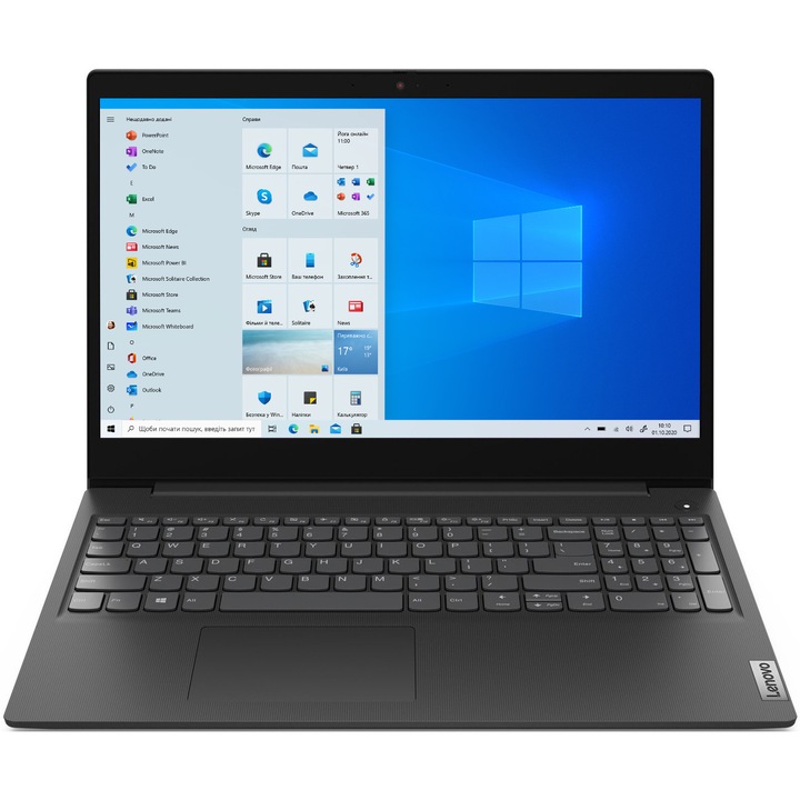 Лаптоп Lenovo IdeaPad 3 15IGL05 15.6″, Intel Celeron N4020, Intel UHD Graphics 600, 4GB DDR4, 256GB SSD M.2, Business Black