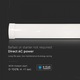Линейно осветително тяло с LED чип SAMSUNG 10W, 1200lm, 4000K, 30cm V-TAC