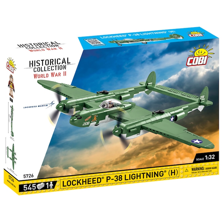 Конструктор Cobi LOCKHEED P-38 LIGHTNING H, 545 части