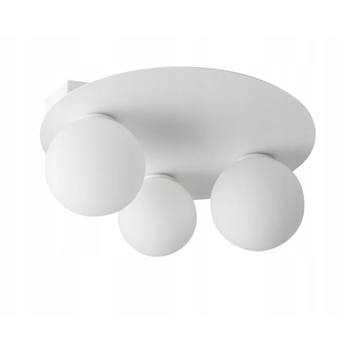 Аргонов полилей с 3 източника на светлина, SIGMA, стомана, бял, G9, 19x40 см