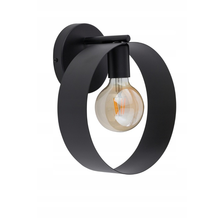 Полилей Happy с 1 източник на светлина, SIGMA, стомана, черен, E27, 29x2,5 см