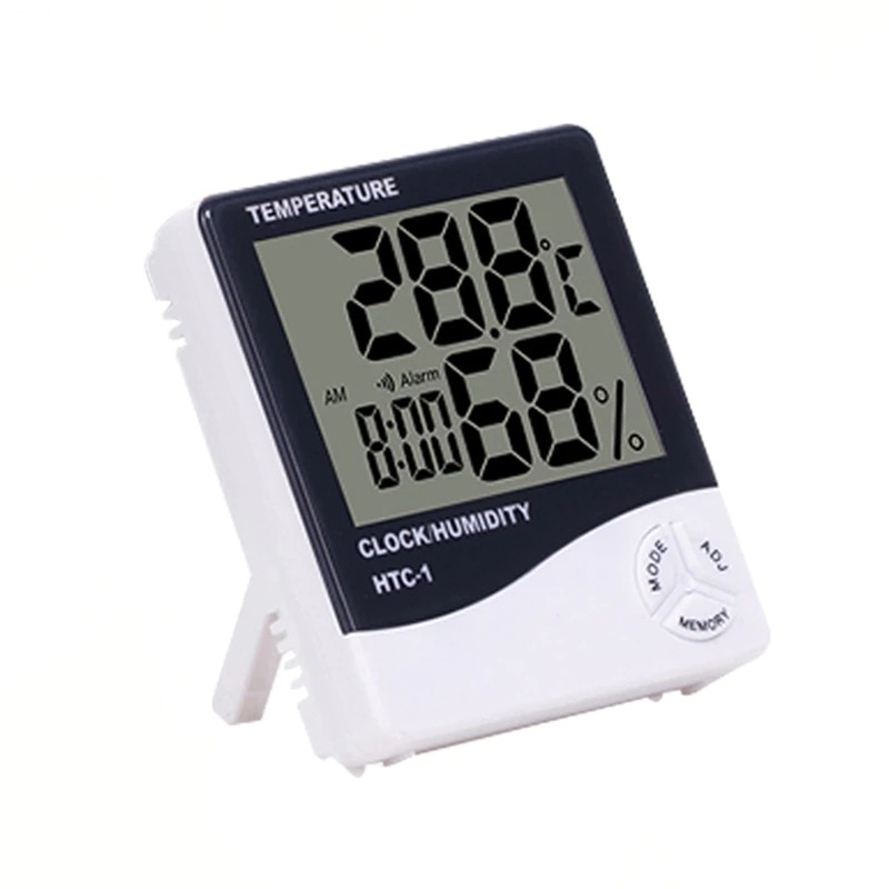 bowl resource Antipoison Statie meteo de camera, Model HTC-1, indica Temperatura, Umiditatea, cu  Ceas si Alarma, culoare alb - eMAG.ro