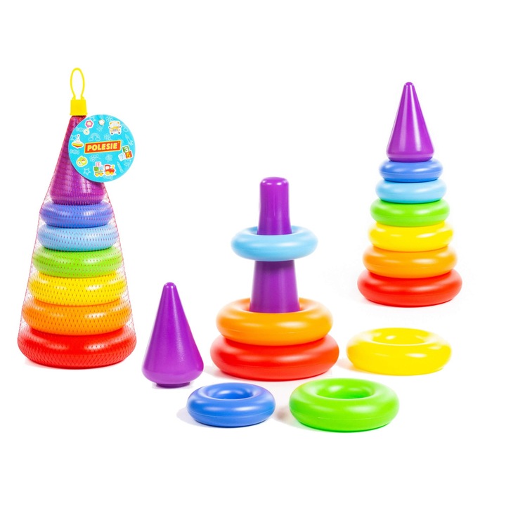 Piramis karika 8 darab 28 cm 62376 6391