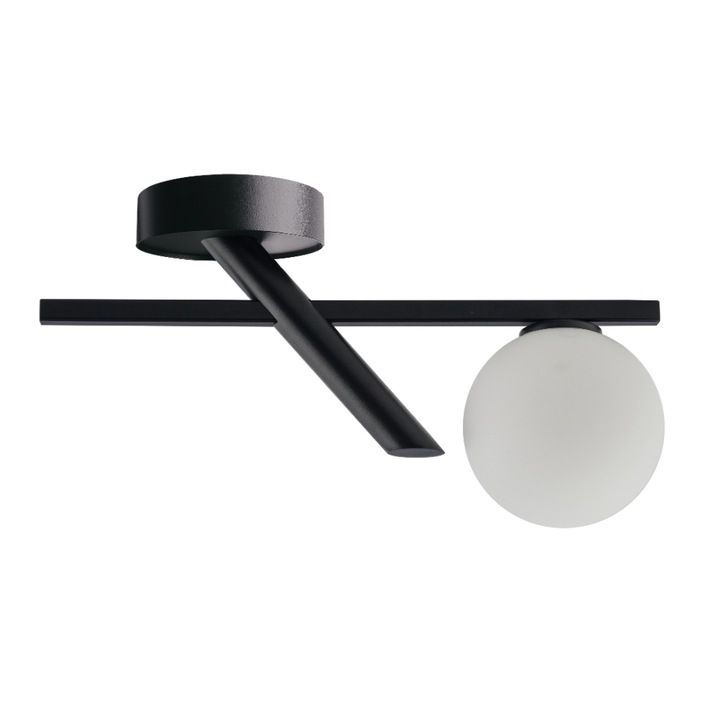 Полилей Zoe с 1 източник на светлина, SIGMA, стомана, черен, G9, 23x44 см