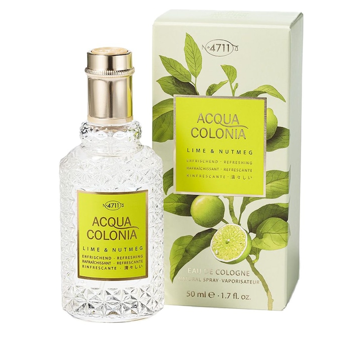 Одеколон унисекс Maurer & Wirtz 4711 Acqua Colonia Lemon & Nutmeg, 50 мл