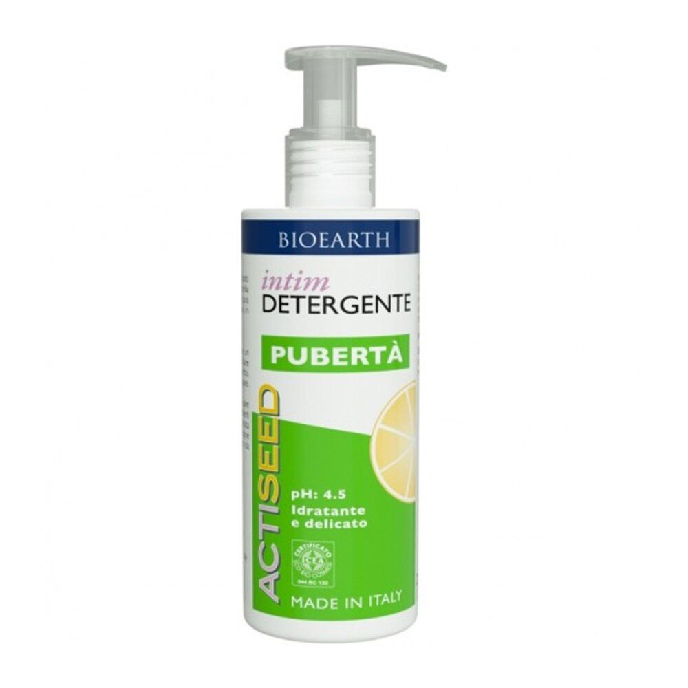 Gel intim pubertate pH 4.5 Actiseed Bioearth, 200 ml