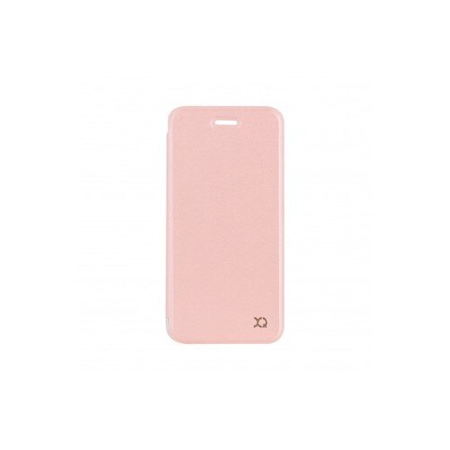 Book cover Xqisit pentru Apple iPhone 7, colectia Adour, roz auriu