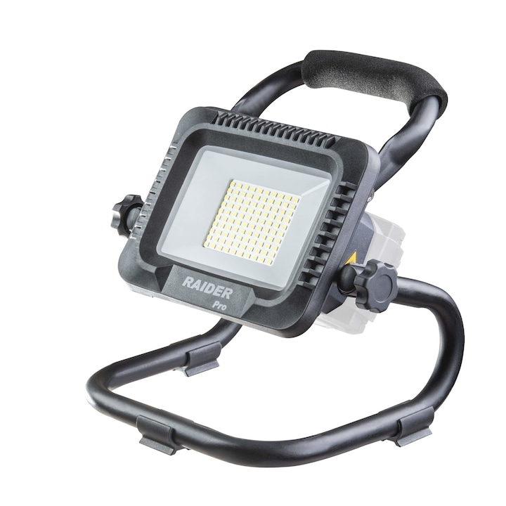 Акумулаторен прожектор Raider R20 RDP-SWL20, 35W, 100LED, 5000lm, 6000K, без батерия и зарядно